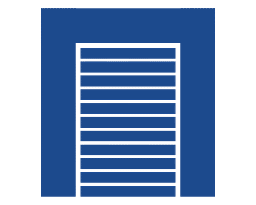 Mini storage unit icon