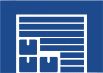 A storage unit with three boxes